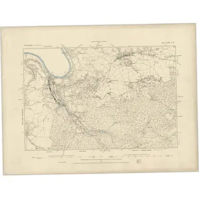 1878 Map of Gloucestershire XXXI.NW, 1883 Print