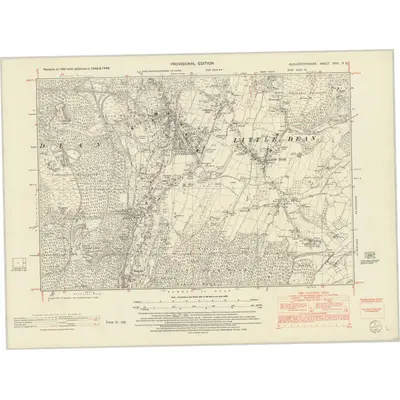 1948 Map of Gloucestershire XXXI.SE, 1953 Print
