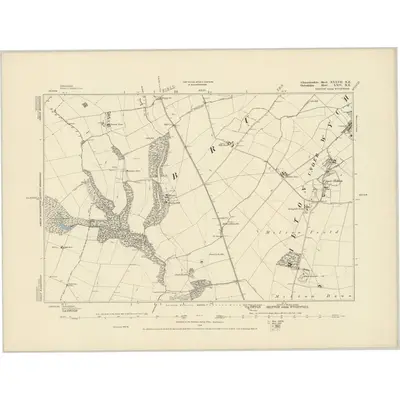 1880 Map of Gloucestershire XXXVII.NE, 1886 Print