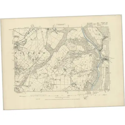 1880 Map of Gloucestershire XXXVIII.NW, 1887 Print