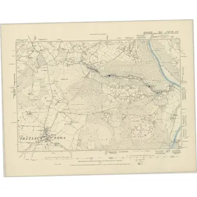 1880 Map of Gloucestershire XXXVIII.SW, 1886 Print