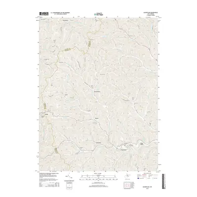 2014 Map of Glover Gap, 2014 Print
