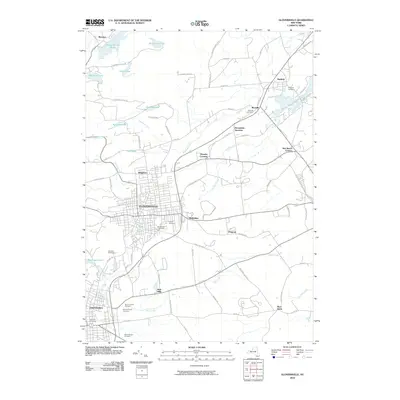 2010 Map of Gloversville, 2010 Print
