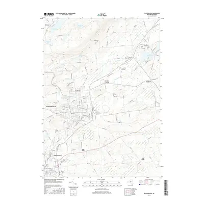 2016 Map of Gloversville, 2016 Print