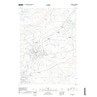 2019 Map of Gloversville, 2019 Print