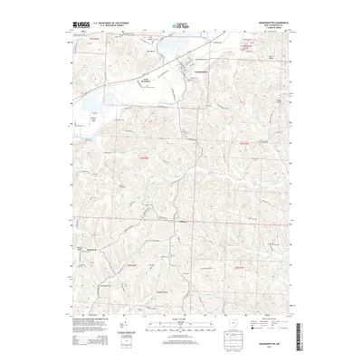 2013 Map of Gnadenhutten, 2013 Print