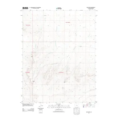 2013 Map of Goat Butte, 2013 Print