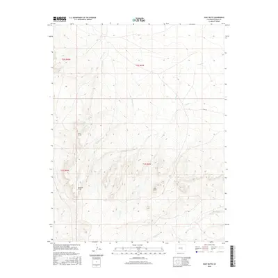 2016 Map of Goat Butte, 2016 Print
