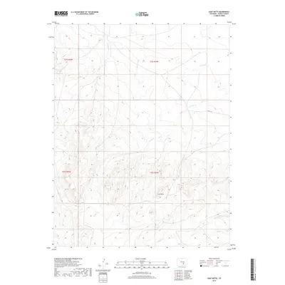 2019 Map of Goat Butte, 2019 Print
