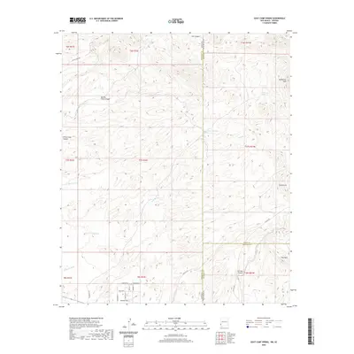 2020 Map of Goat Camp Spring, 2020 Print
