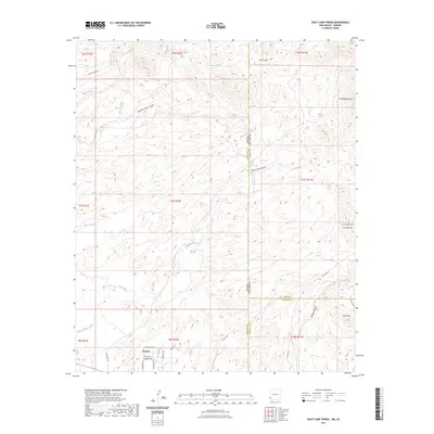 2023 Map of Goat Camp Spring, 2023 Print