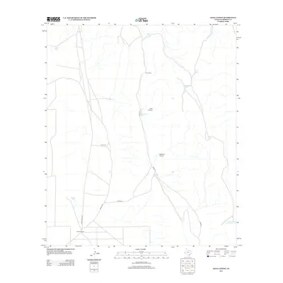2012 Map of Goat Canyon, 2012 Print