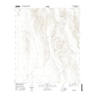 2016 Map of Goat Canyon, 2016 Print