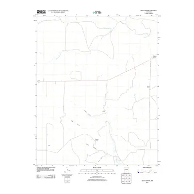 2010 Map of Goat Canyon, 2010 Print