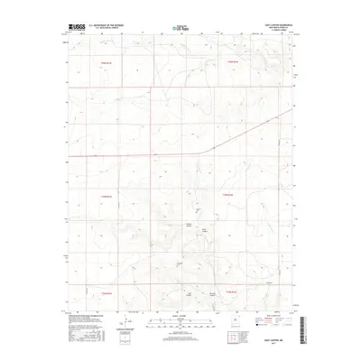 2017 Map of Goat Canyon, 2017 Print