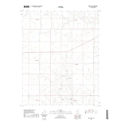 2020 Map of Goat Canyon, 2020 Print