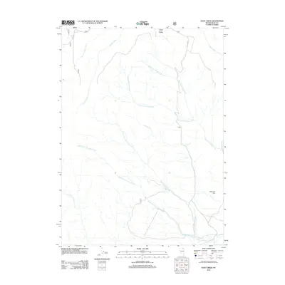 2012 Map of Goat Creek, 2012 Print