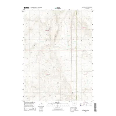 2015 Map of Goat Mountain, 2015 Print