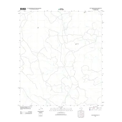 2012 Map of Goat Mountain, 2012 Print