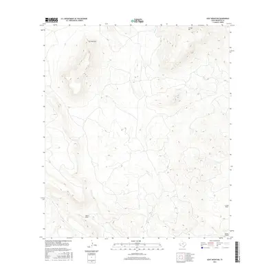 2016 Map of Goat Mountain, 2016 Print