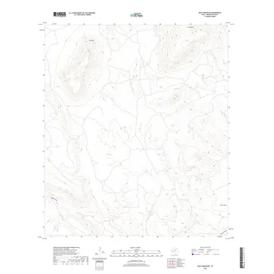 2019 Map of Goat Mountain, 2019 Print