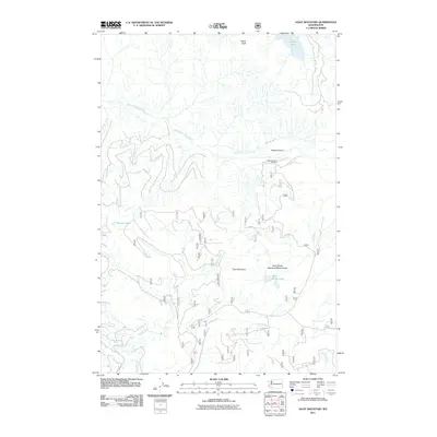 2011 Map of Goat Mountain, 2011 Print