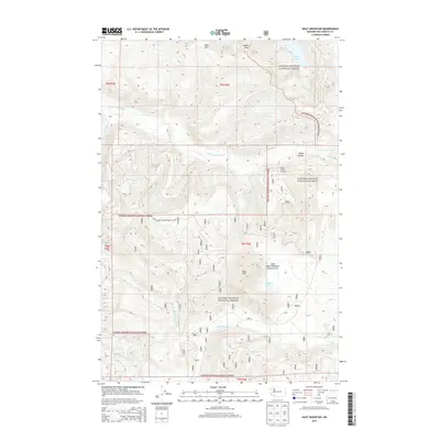 2013 Map of Goat Mountain, 2013 Print