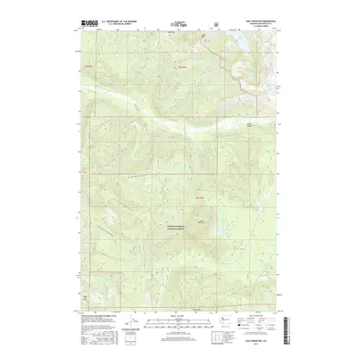 2017 Map of Goat Mountain, 2017 Print