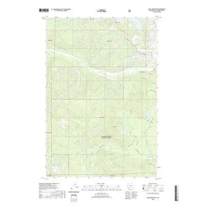 2020 Map of Goat Mountain, 2020 Print