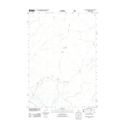 2011 Map of Goat Mountain, 2011 Print