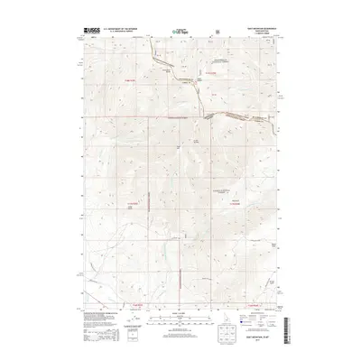 2013 Map of Goat Mountain, 2013 Print