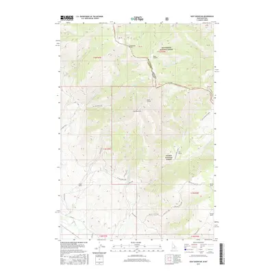 2017 Map of Goat Mountain, 2017 Print