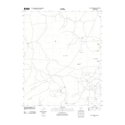 2010 Map of Goat Mountain, 2010 Print