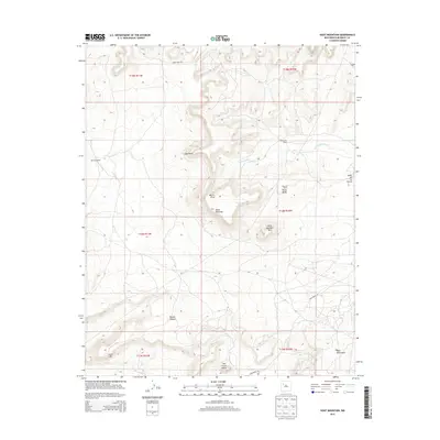 2013 Map of Goat Mountain, 2013 Print