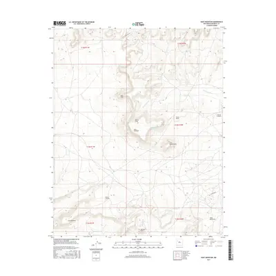2017 Map of Goat Mountain, 2017 Print