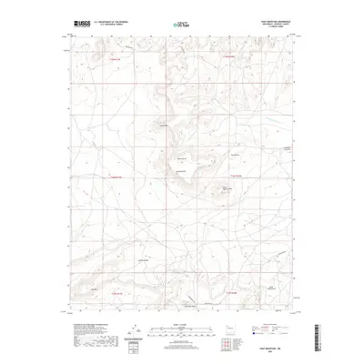 2020 Map of Goat Mountain, 2020 Print