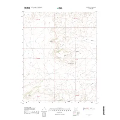 2023 Map of Goat Mountain, 2023 Print