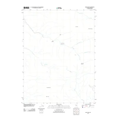 2012 Map of Goat Peak, 2012 Print