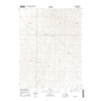 2014 Map of Goat Peak, 2014 Print