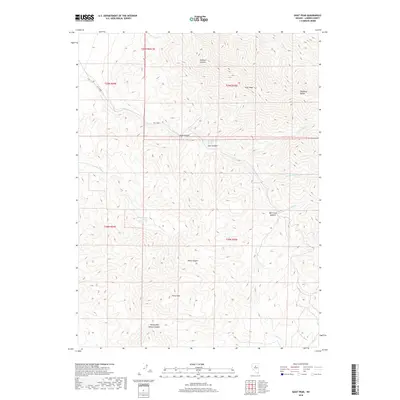 2018 Map of Goat Peak, 2018 Print
