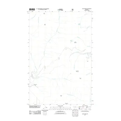 2011 Map of Goat Peak, 2011 Print