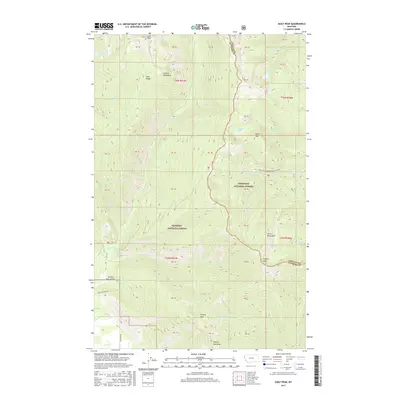 2017 Map of Goat Peak, 2017 Print