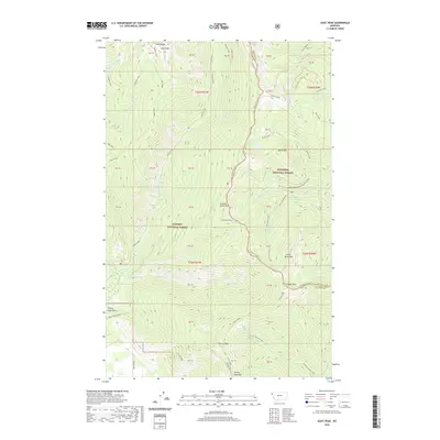 2020 Map of Goat Peak, 2020 Print