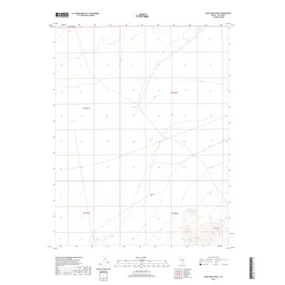 2018 Map of Goat Ranch Well, 2018 Print