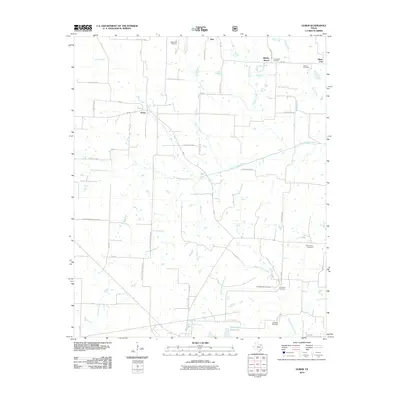 2010 Map of Gober, 2010 Print