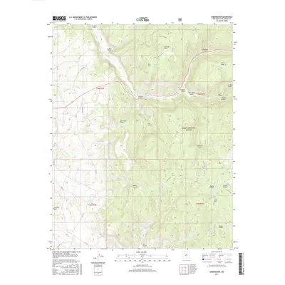2017 Map of Gobernador, 2017 Print