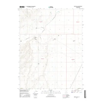 2017 Map of Goblin Valley, 2017 Print