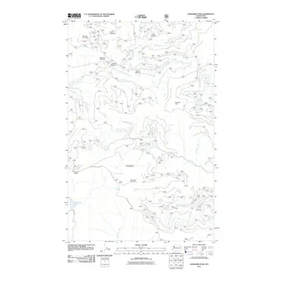 2011 Map of Goddards Peak, 2011 Print