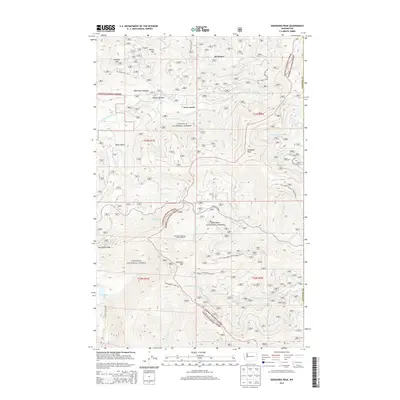 2014 Map of Goddards Peak, 2014 Print