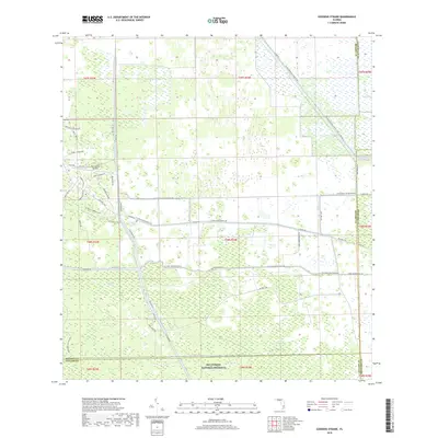 2018 Map of Goddens Strand, 2018 Print